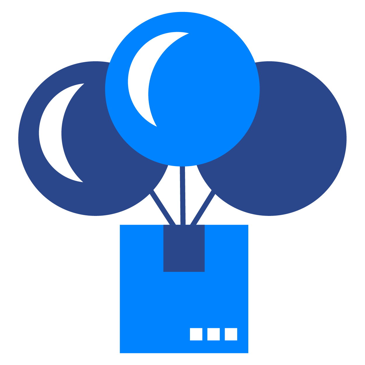 Illustration of Simpl Fulfillment's affordable 2-day shipping for eCommerce orders.