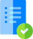 SOP checklist with checkmark for eCommerce order packing